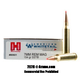 Image of 7mm Rem Mag - 154 Grain SST - Hornady American Whitetail Tipped - 20 Rounds