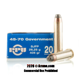 Image of Prvi Partizan 45-70 Govt Ammo - 20 Rounds of 405 Grain FSP Ammunition