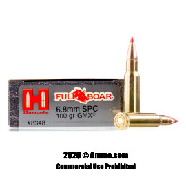 Image of Hornady 6.8 SPC Ammo - 20 Rounds of 100 Grain GMX Ammunition