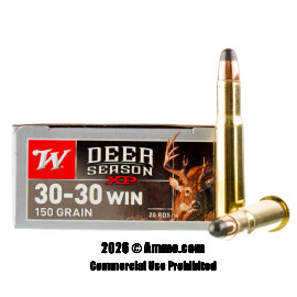 Image of Winchester Deer Season XP 30-30 Ammo - 20 Rounds of 150 Grain Extreme Point Ammunition