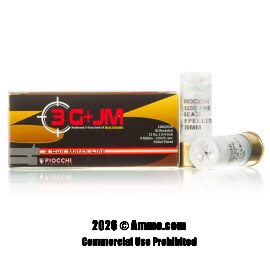 Image of Fiocchi 3 Gun 2-3/4" 12 Gauge Ammo - 10 Rounds of #00 Buck Ammunition