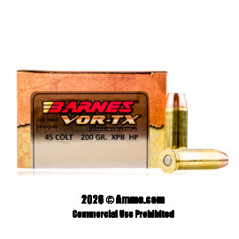 Image of Barnes 45 Long Colt Ammo - 20 Rounds of 200 Grain JHP Ammunition