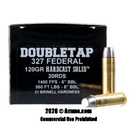 Image of Doubletap 327 Fed Mag Ammo - 20 Rounds of 120 Grain Hard Cast Ammunition