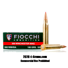 Image of Fiocchi 300 Win Mag Ammo - 20 Rounds of 180 Grain SST Ammunition