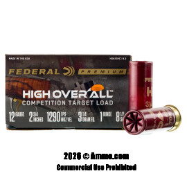 Image of Federal High Over All 12 Gauge Ammo - 25 Rounds of 1 oz. #8-1/2 Shot Ammunition