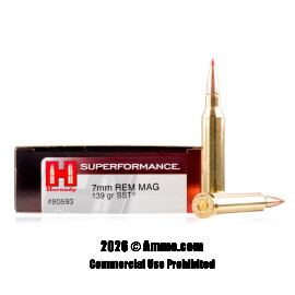 Image of Hornady 7mm Rem Magnum Ammo - 20 Rounds of 139 Grain SST Ammunition