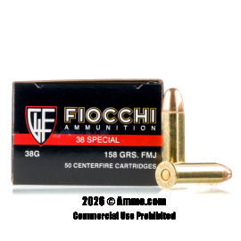 Image of Fiocchi 38 Special Ammo - 1000 Rounds of 158 Grain FMJ Ammunition