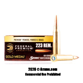 Image of Federal 223 Ammo - 200 Rounds of 69 Grain HPBT Ammunition