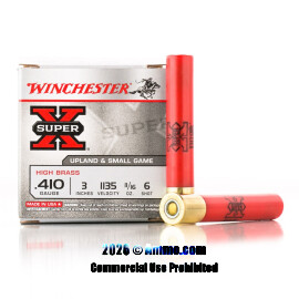 Image For 25 Rounds Of 11/16 oz. #6 Shot 410 Winchester Ammunition