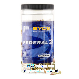 Image of Federal BYOB 17 HMR Ammo - 250 Rounds of 17 Grain JHP Ammunition