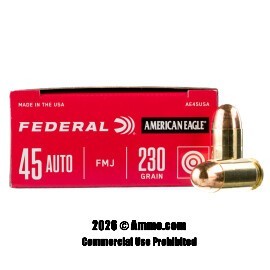 Image of Federal 250th Anniversary USA 45 ACP Ammo - 50 Rounds of 230 Grain FMJ Ammunition