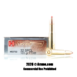 Image of Hornady 32 Win Special Ammo - 20 Rounds of 165 Grain FTX Ammunition