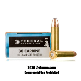 Image of Federal 30 Carbine Ammo - 20 Rounds of 110 Grain SP Ammunition