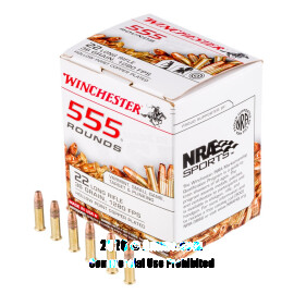 Image of Bulk 22 LR Ammo - 5550 Rounds of Bulk 36 Grain CPHP Ammunition from Winchester