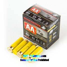 Image of Bulk 20 Gauge Ammo - 250 Rounds of Bulk 1 oz. #8 Shot Ammunition from Winchester