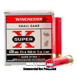 Image For 250 Rounds Of 1/2 oz. #4 Shot 410 Winchester Ammunition