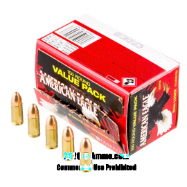 Image of Bulk 9mm Ammo - 500  Rounds of Bulk 115 Grain FMJ Ammunition from Federal