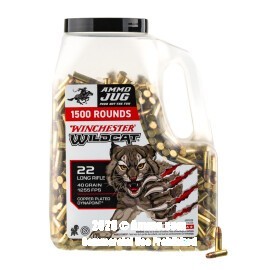 Image of Winchester Wildcat 22 LR Ammo - 1500 Rounds of 40 Grain CPHP Ammunition