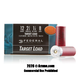 Image of Federal 12 Gauge Ammo - 25 Rounds of 1-1/8 oz. #8 Shot Ammunition