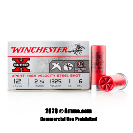 Image of Winchester 12 ga Ammo - 25 Rounds of 1 oz. #6 Shot (Steel) Ammunition
