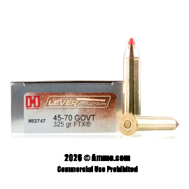 Image of Hornady LEVERevolution 45-70 Govt Ammo - 200 Rounds of 325 Grain FTX Ammunition