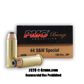 Image of PMC 44 S&W Special Ammo - 50 Rounds of 180 Grain JHP Ammunition