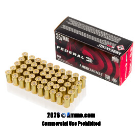 Image of Bulk 357 Magnum Ammo - 1000 Rounds of Bulk 158 Grain JSP Ammunition from Federal