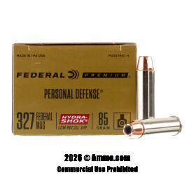 Image of Federal 327 Fed Mag Ammo - 20 Rounds of 85 Grain JHP Ammunition