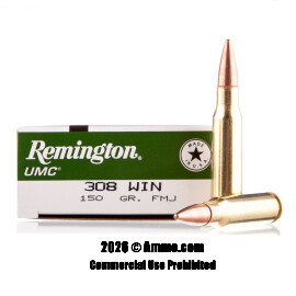 Image of Remington 308 Win Ammo - 200 Rounds of 150 Grain MC Ammunition