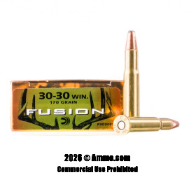 Image of Federal 30-30 Ammo - 200 Rounds of 170 Grain Fusion Ammunition