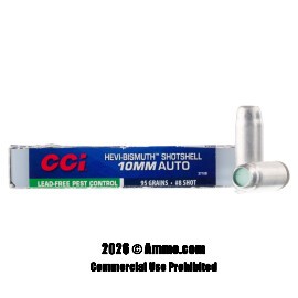 Image of CCI Pest Control Shotshell 10mm Ammo - 10 Rounds of 95 Grain #8 Bismuth Shot Ammunition