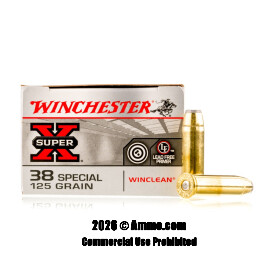 Image of Winchester 38 Special Ammo - 50 Rounds of 125 Grain JSP Ammunition