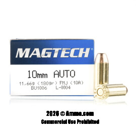 Image of Magtech 10mm Ammo - 50 Rounds of 180 Grain FMJ Ammunition