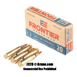 Image of Bulk 223 Ammo - 500  Rounds of Bulk 68 Grain HPBT Ammunition from Hornady