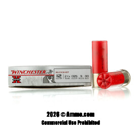Image of Winchester 12 ga Ammo - 5 Rounds of 00 Buck Ammunition