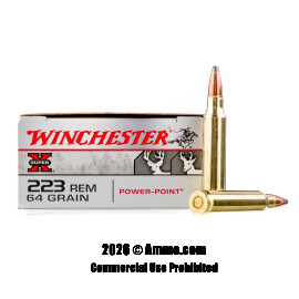 Image of Winchester Super-X 223 Ammo - 200 Rounds of 64 Grain PP Ammunition