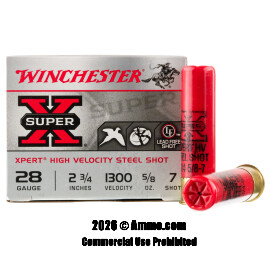 Image of Winchester Super-X 28 Gauge Ammo - 250 Rounds of 5/8 oz. #7 Shot Ammunition