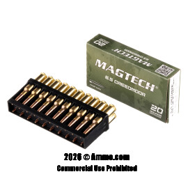 Image of Bulk 6.5 Creedmoor Ammo - 500  Rounds of Bulk 140 Grain FMJ-BT Ammunition from Magtech