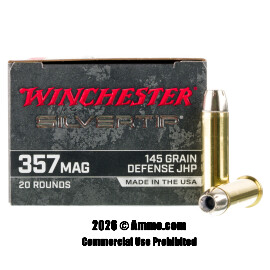 Image of Winchester Silvertip 357 Magnum Ammo - 20 Rounds of 145 Grain JHP Ammunition