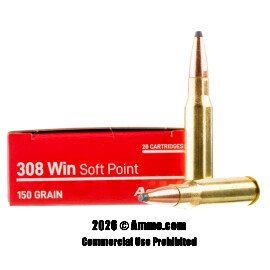 Image of Aguila 308 Win Ammo - 20 Rounds of 150 Grain SP Ammunition