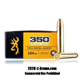Image of Browning 350 Legend Ammo - 20 Rounds of 124 Grain FMJ Ammunition