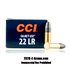Image of CCI 22 LR Ammo - 50 Rounds of 40 Grain LRN Ammunition