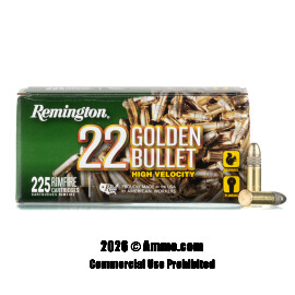 Image of Remington 22 Golden Bullet 22 LR Ammo - 2250 Rounds of 36 Grain CPHP Ammunition