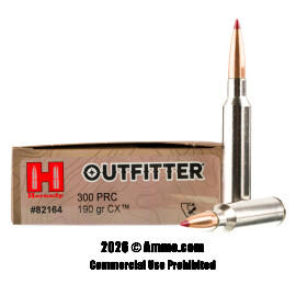 Image of Hornady Outfitter 300 PRC Ammo - 20 Rounds of 190 Grain CX Ammunition