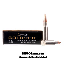 Image of Speer Gold Dot 308 Win Ammo - 500 Rounds of 168 Grain SP Ammunition