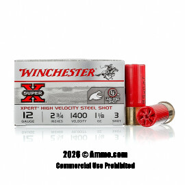 Image of Winchester Super-X XPERT 12 Gauge Ammo - 25 Rounds of #3 Steel Shot Ammunition