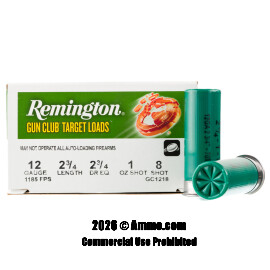 Image of Remington 12 Gauge Ammo - 25 Rounds of 1 oz. #8 Shot Ammunition