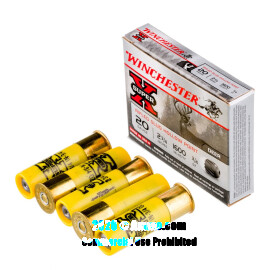 Image of Bulk 20 Gauge Ammo - 250 Rounds of Bulk 3/4 oz. Rifled Slug Ammunition from Winchester