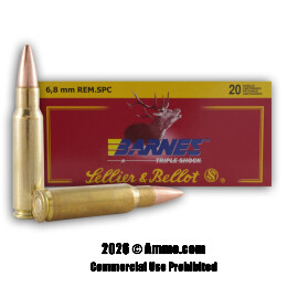 Image of Sellier and Bellot 6.8 SPC Ammo - 600 Rounds of 110 Grain TSX Ammunition