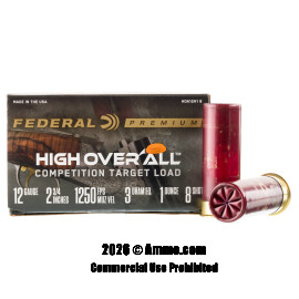 Image of Federal High Over All 12 Gauge Ammo - 25 Rounds of 1 oz. #8 Shot Ammunition